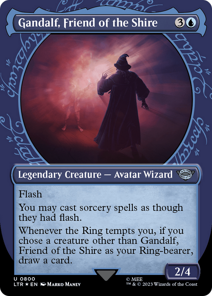 Gandalf, Friend of the Shire (Showcase) (Surge Foil) [The Lord of the Rings: Tales of Middle-Earth] - Magic: The Gathering - Card Brawlers | Quebec | Canada |