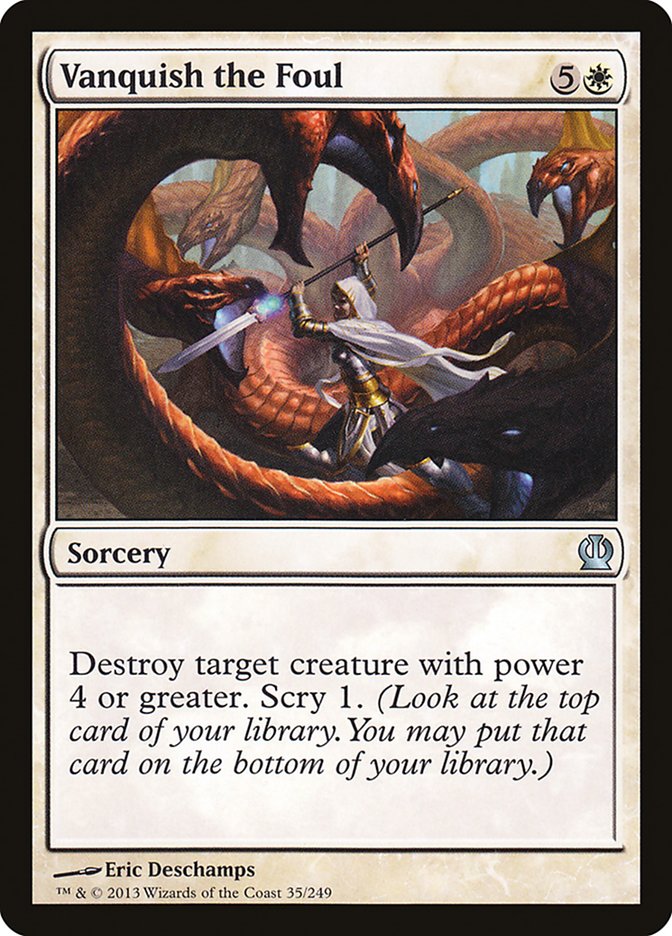 Vanquish the Foul [Theros] - Magic: The Gathering - Card Brawlers | Quebec | Canada |