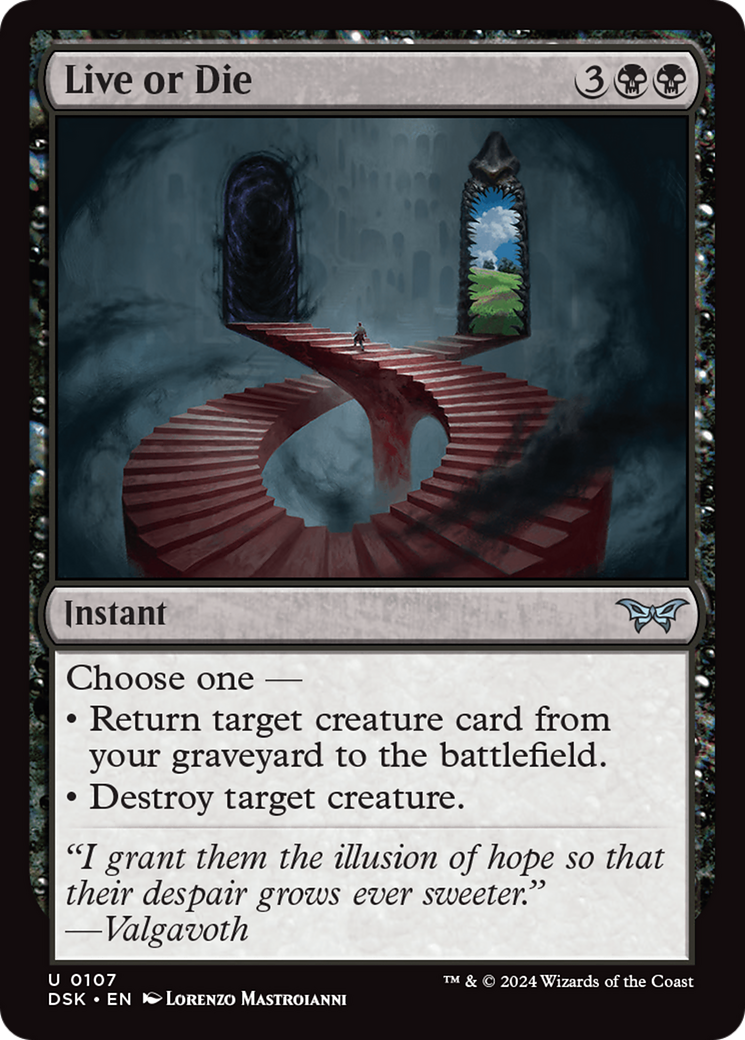Live or Die [Duskmourn: House of Horror] - Magic: The Gathering - Card Brawlers | Quebec | Canada |