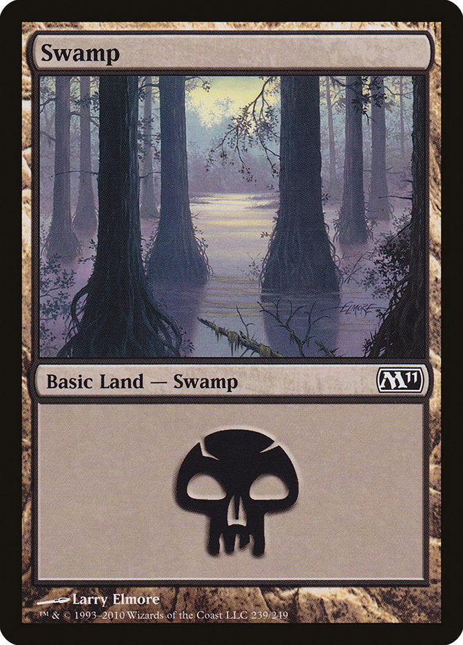 Swamp (239) [Magic 2011] - Magic: The Gathering - Card Brawlers | Quebec | Canada |