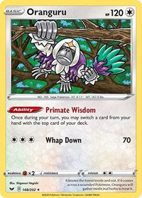 Oranguru (148/202) (Theme Deck Exclusive) [Sword & Shield: Base Set] - Pokémon - Card Brawlers | Quebec | Canada |