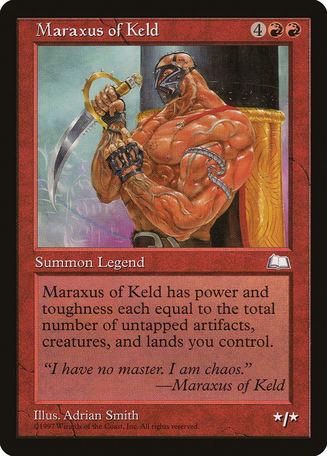 Maraxus of Keld [Weatherlight] - Magic: The Gathering - Card Brawlers | Quebec | Canada |