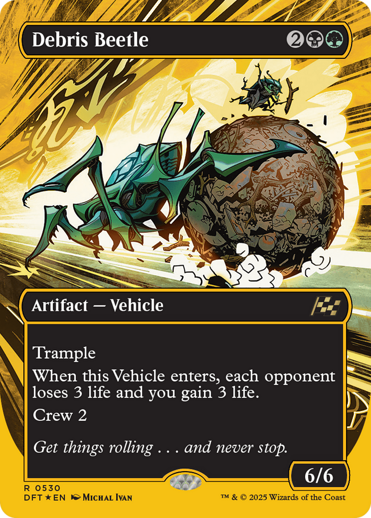 Debris Beetle (Borderless) (First-Place Foil) [Aetherdrift] - Magic: The Gathering - Card Brawlers | Quebec | Canada |