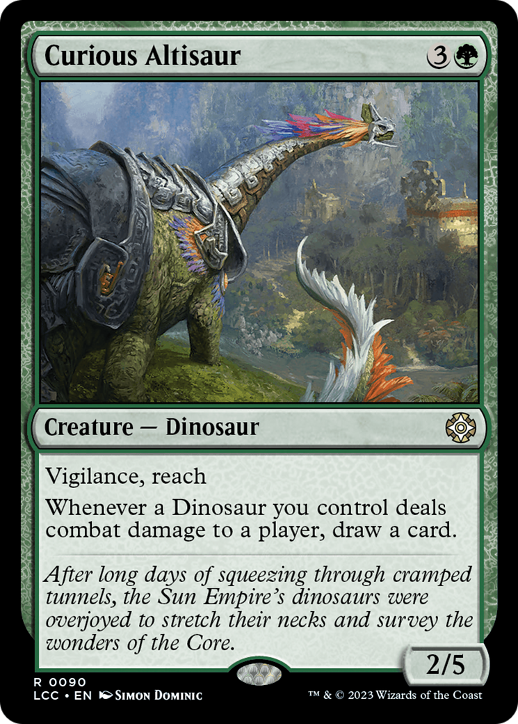 Curious Altisaur [The Lost Caverns of Ixalan Commander] - Magic: The Gathering - Card Brawlers | Quebec | Canada |