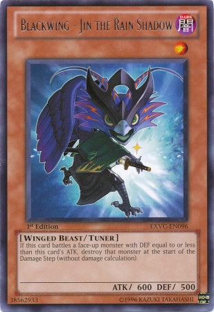 Blackwing - Jin the Rain Shadow [EXVC-EN096] Rare - Yu-Gi-Oh! - Card Brawlers | Quebec | Canada |