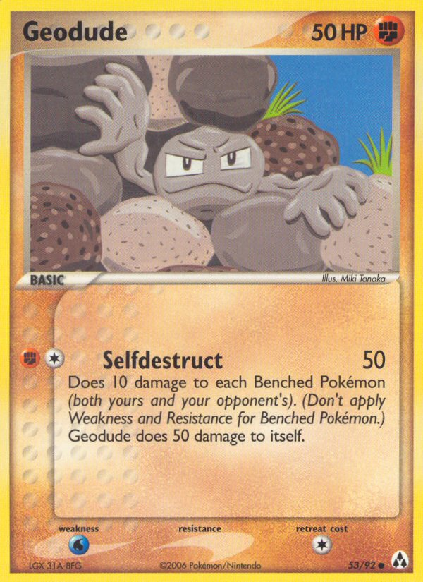 Geodude (53/92) [EX: Legend Maker] - Pokémon - Card Brawlers | Quebec | Canada |
