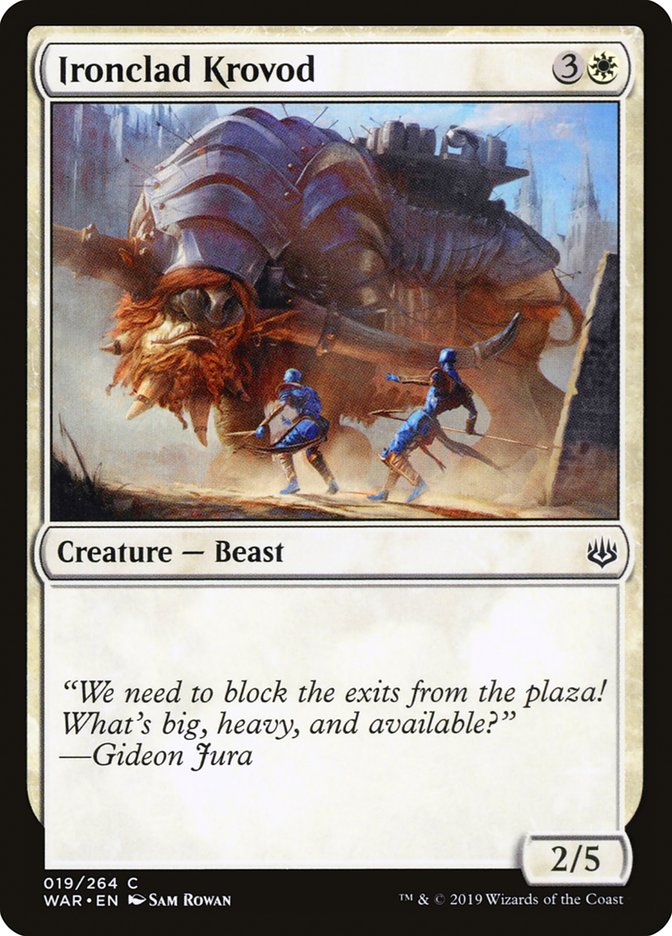 Ironclad Krovod [War of the Spark] - Magic: The Gathering - Card Brawlers | Quebec | Canada |