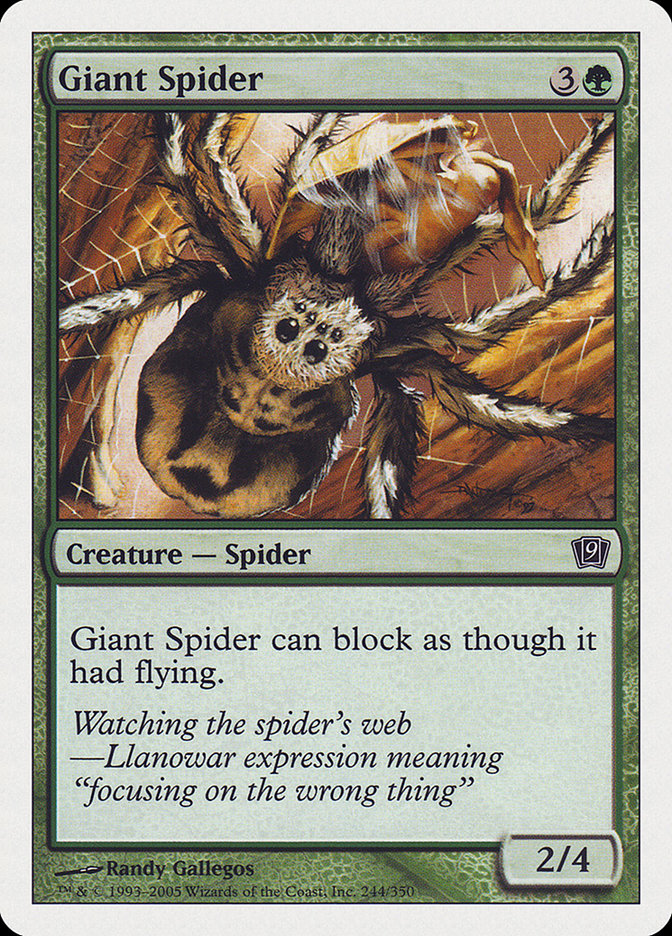 Giant Spider [Ninth Edition] - Magic: The Gathering - Card Brawlers | Quebec | Canada |