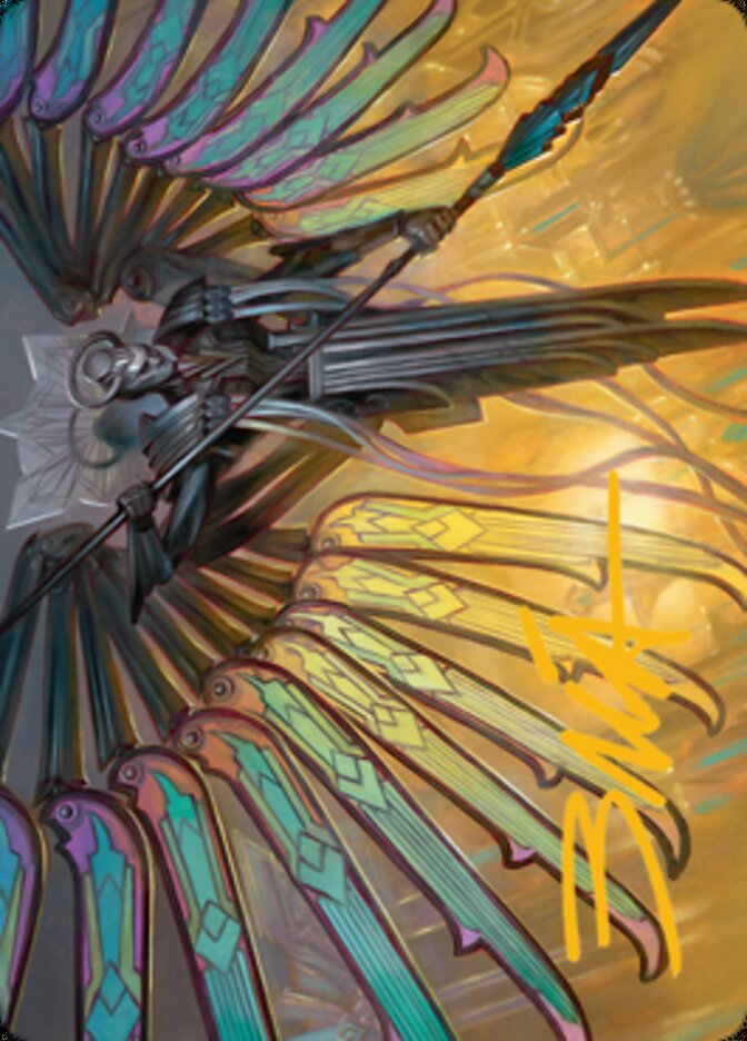 Paragon of Modernity Art Card (Gold-Stamped Signature) [Streets of New Capenna Art Series] - Magic: The Gathering - Card Brawlers | Quebec | Canada |