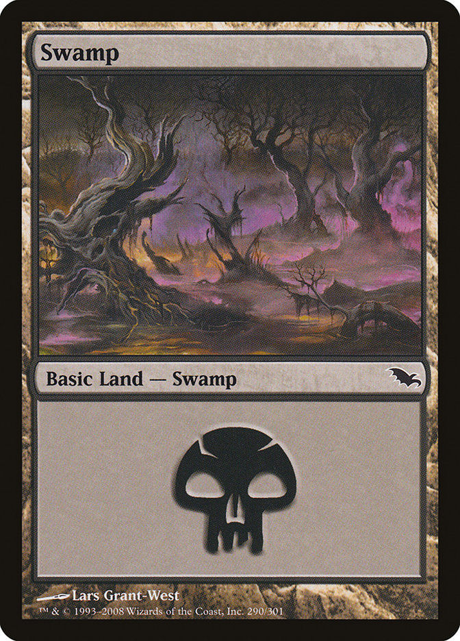 Swamp (290) [Shadowmoor] - Magic: The Gathering - Card Brawlers | Quebec | Canada |