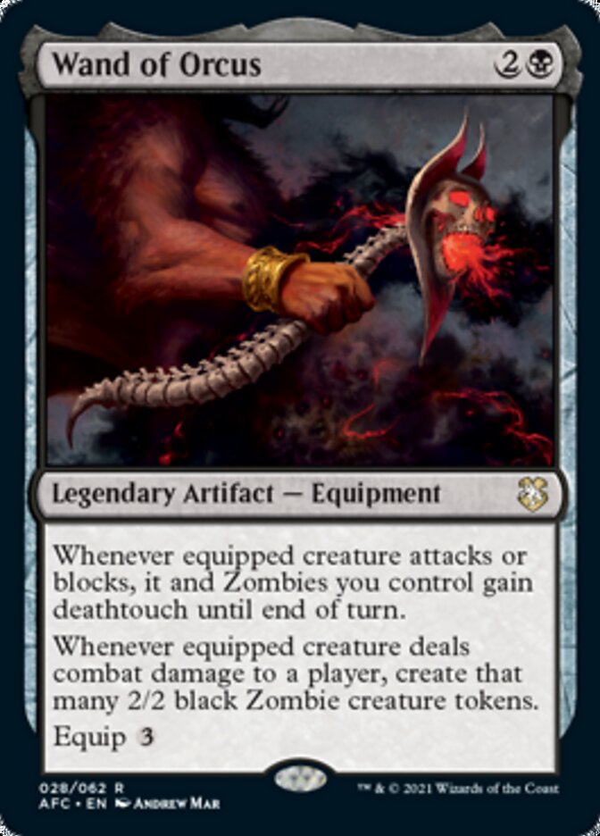 Wand of Orcus [Dungeons & Dragons: Adventures in the Forgotten Realms Commander] - Magic: The Gathering - Card Brawlers | Quebec | Canada |