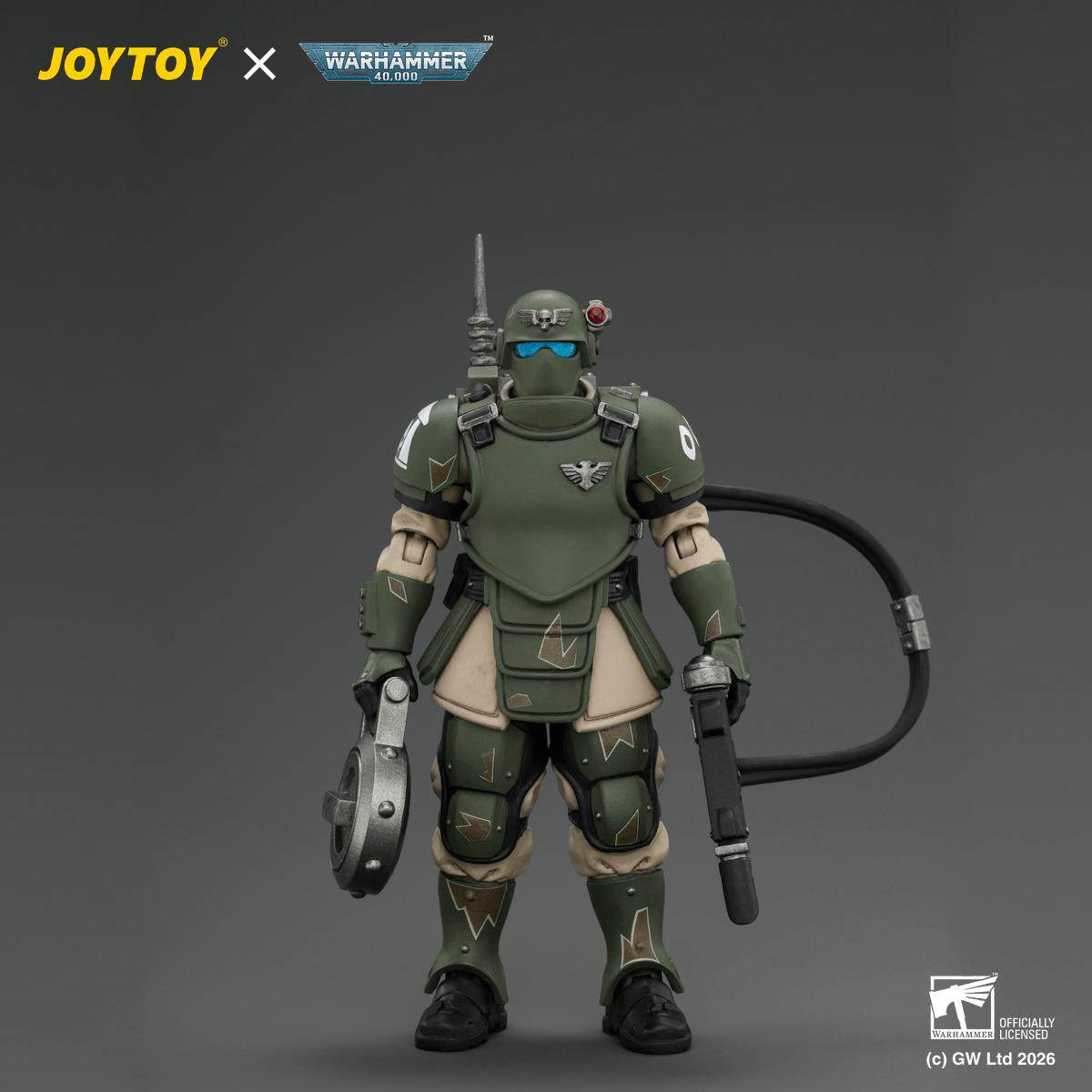 JOYTOY - Warhammer 40k - Astra Militarum - Kasrkin 6 with Hot-shot Laspistol - (PREORDER) October 30, 2026