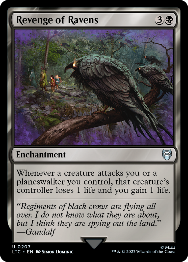 Revenge of Ravens [The Lord of the Rings: Tales of Middle-Earth Commander] - Magic: The Gathering - Card Brawlers | Quebec | Canada |
