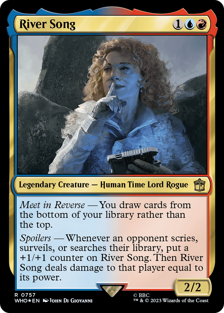 River Song (Surge Foil) [Doctor Who] - Magic: The Gathering - Card Brawlers | Quebec | Canada |