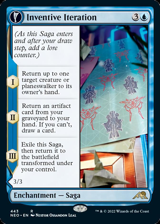 Inventive Iteration // Living Breakthrough (Extended Art) [Kamigawa: Neon Dynasty] - Magic: The Gathering - Card Brawlers | Quebec | Canada |