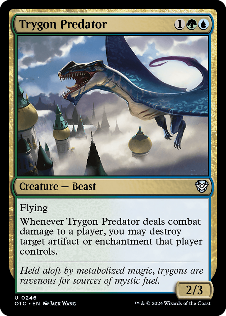 Trygon Predator [Outlaws of Thunder Junction Commander] - Magic: The Gathering - Card Brawlers | Quebec | Canada |