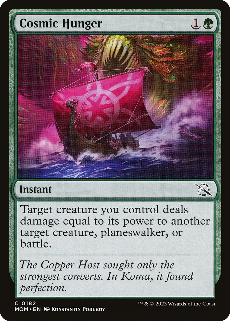Cosmic Hunger [March of the Machine] - Magic: The Gathering - Card Brawlers | Quebec | Canada |