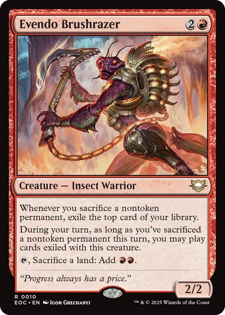 Evendo Brushrazer [Edge of Eternities Commander] - Magic: The Gathering - Card Brawlers | Quebec | Canada |