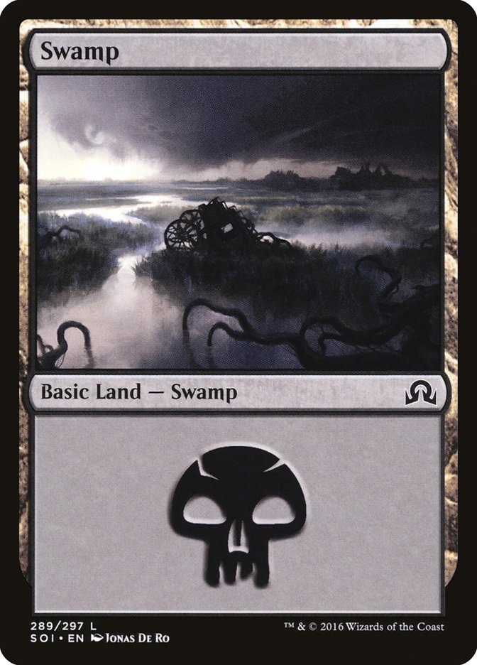 Swamp (289) [Shadows over Innistrad] - Magic: The Gathering - Card Brawlers | Quebec | Canada |