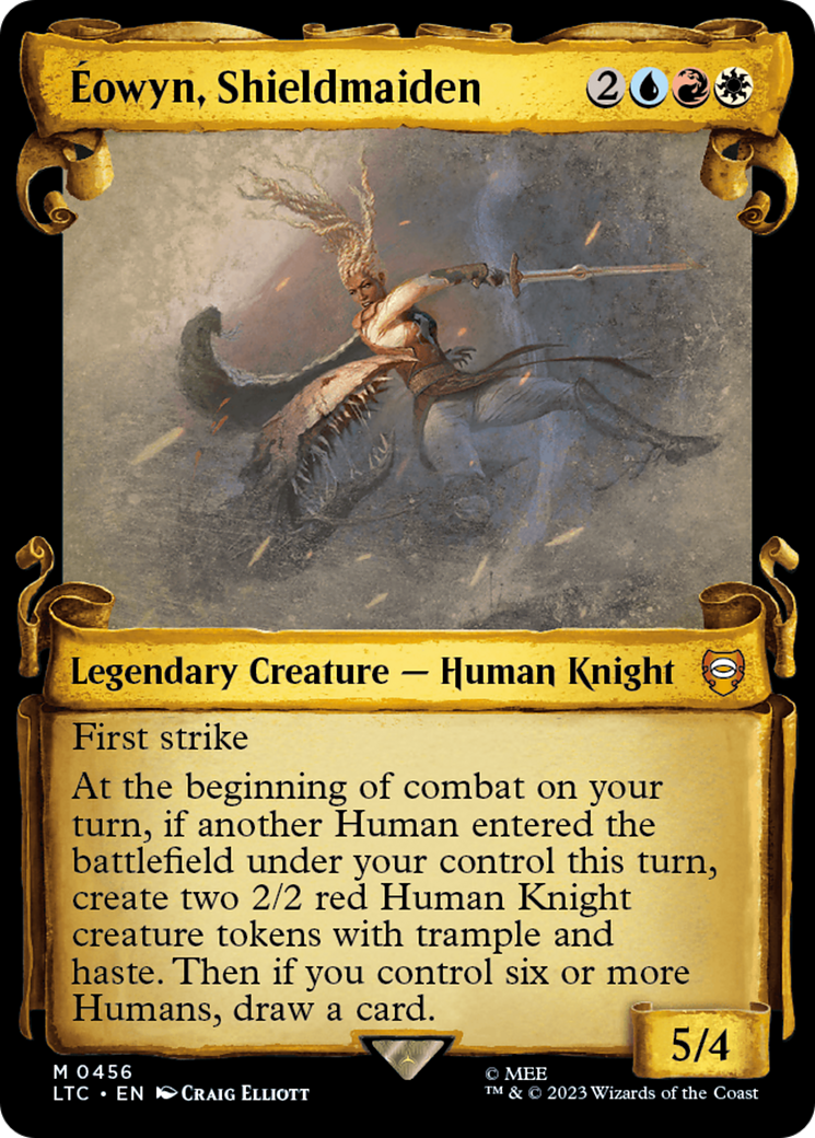Eowyn, Shieldmaiden [The Lord of the Rings: Tales of Middle-Earth Commander Showcase Scrolls] - Magic: The Gathering - Card Brawlers | Quebec | Canada |