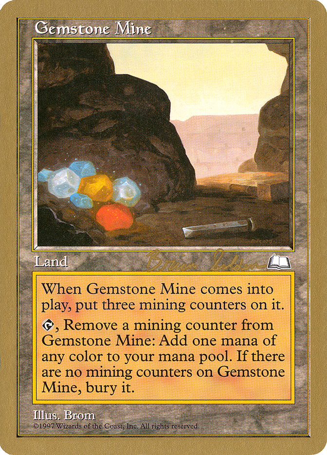 Gemstone Mine (Brian Selden) [World Championship Decks 1998] - Magic: The Gathering - Card Brawlers | Quebec | Canada |