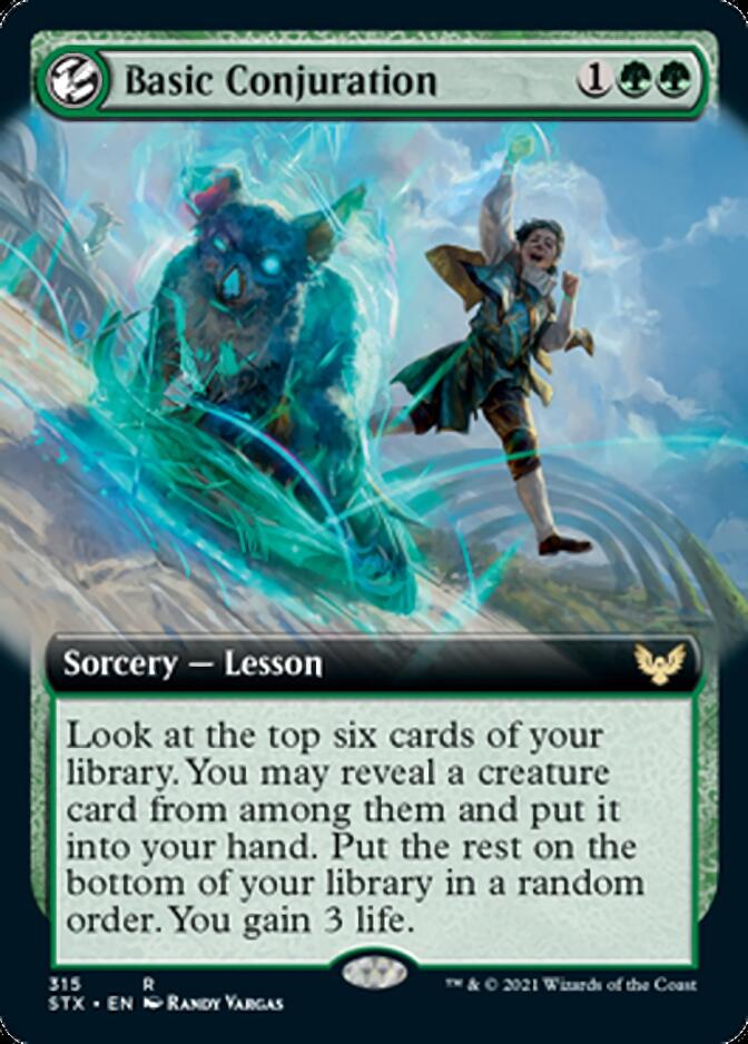 Basic Conjuration (Extended Art) [Strixhaven: School of Mages] - Magic: The Gathering - Card Brawlers | Quebec | Canada |