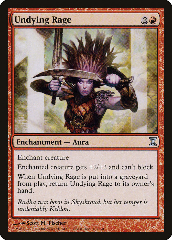 Undying Rage [Time Spiral] - Magic: The Gathering - Card Brawlers | Quebec | Canada |