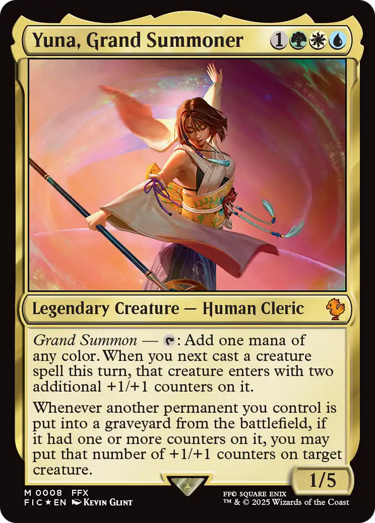Yuna, Grand Summoner [FINAL FANTASY Commander] - Magic: The Gathering - Card Brawlers | Quebec | Canada |