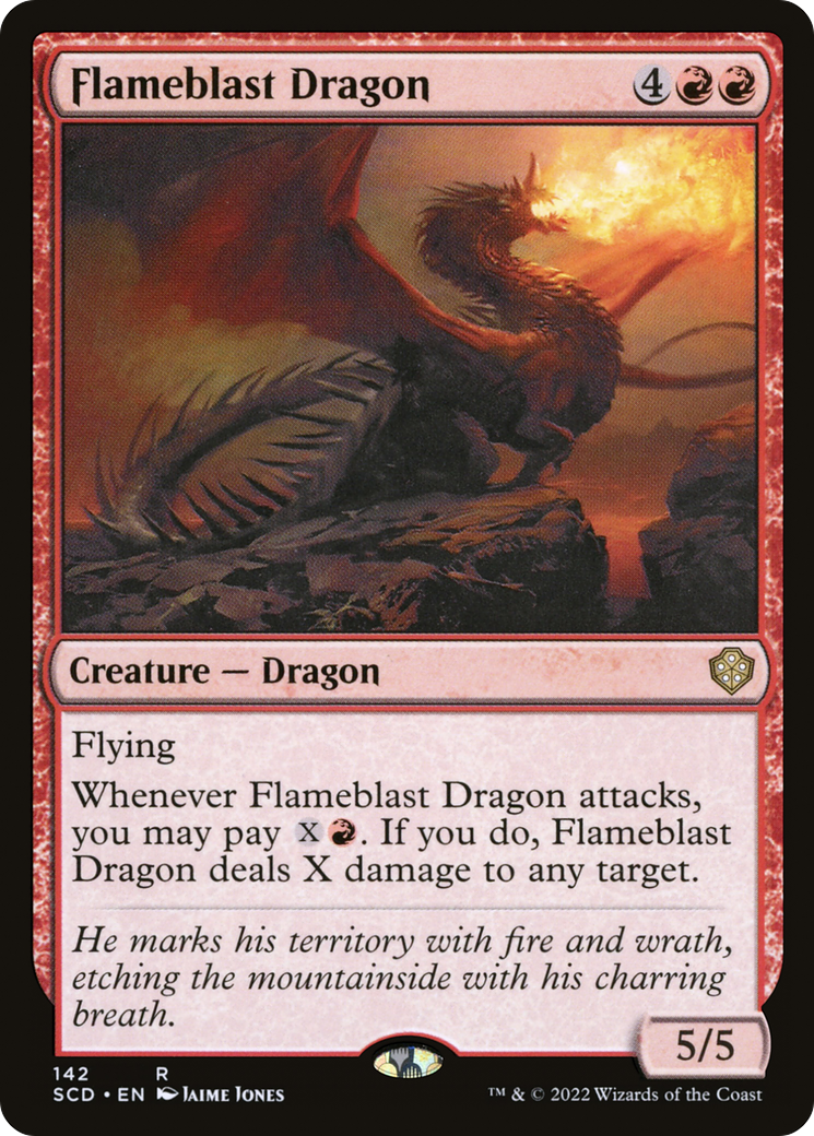 Flameblast Dragon [Starter Commander Decks] - Magic: The Gathering - Card Brawlers | Quebec | Canada |