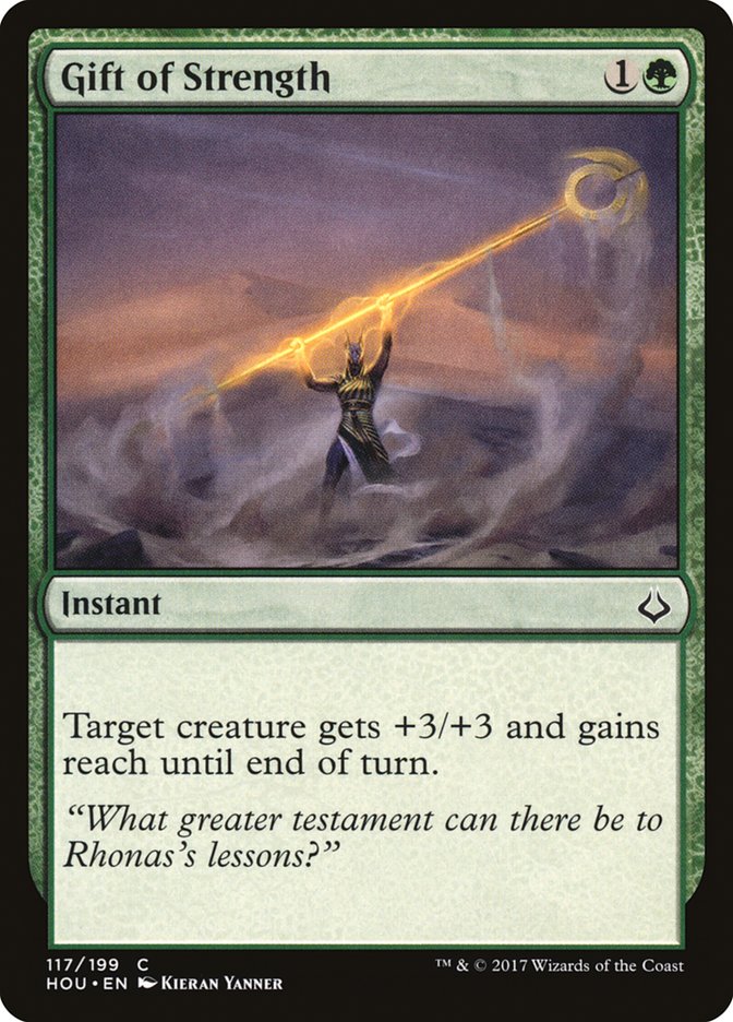 Gift of Strength [Hour of Devastation] - Magic: The Gathering - Card Brawlers | Quebec | Canada |