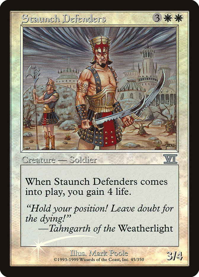 Staunch Defenders [Friday Night Magic 2000] - Magic: The Gathering - Card Brawlers | Quebec | Canada |