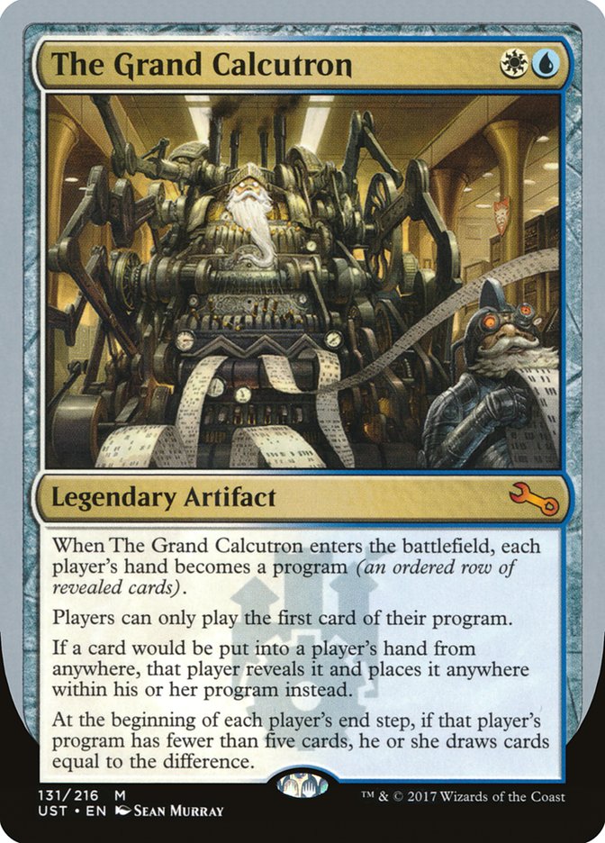 The Grand Calcutron [Unstable] - Magic: The Gathering - Card Brawlers | Quebec | Canada |