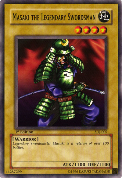 Masaki the Legendary Swordsman [SDJ-007] Common - Yu-Gi-Oh! - Card Brawlers | Quebec | Canada |