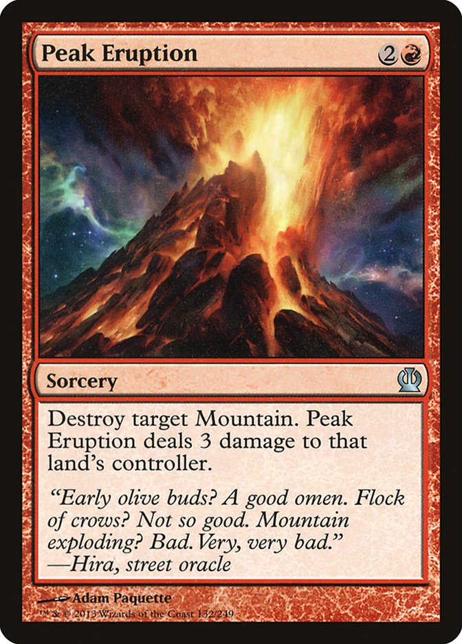 Peak Eruption [Theros] - Magic: The Gathering - Card Brawlers | Quebec | Canada |