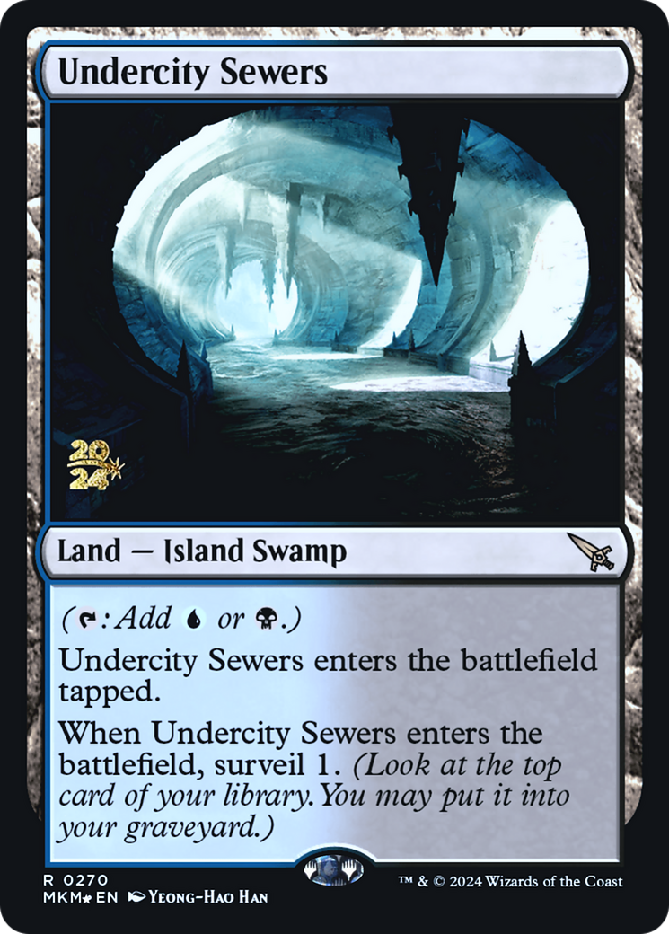 Undercity Sewers [Murders at Karlov Manor Prerelease Promos] - Magic: The Gathering - Card Brawlers | Quebec | Canada |