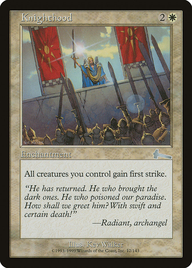 Knighthood [Urza's Legacy] - Magic: The Gathering - Card Brawlers | Quebec | Canada |