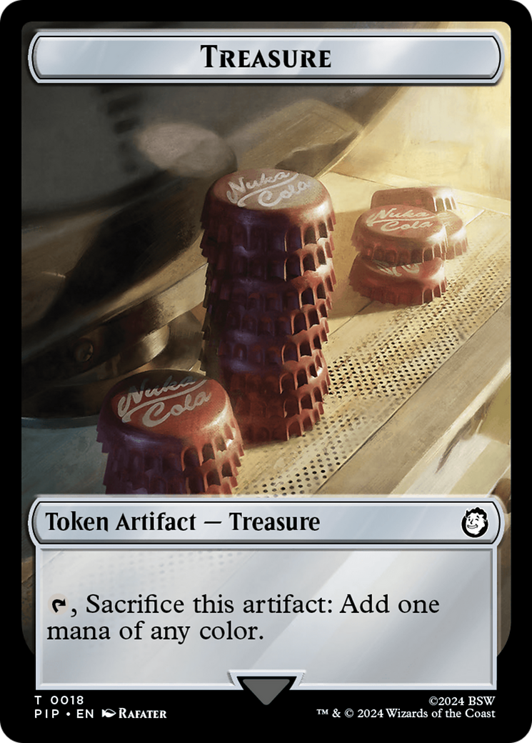 Treasure (0018) // Copy Double-Sided Token [Fallout Tokens] - Magic: The Gathering - Card Brawlers | Quebec | Canada |