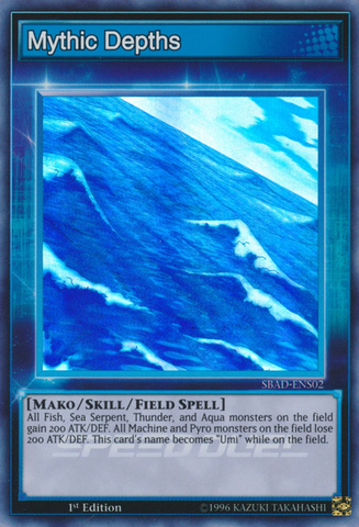 Mythic Depths [SBAD-ENS02] Super Rare - Yu-Gi-Oh! - Card Brawlers | Quebec | Canada |