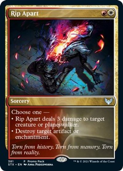 Rip Apart (Promo Pack) [Strixhaven: School of Mages Promos] - Magic: The Gathering - Card Brawlers | Quebec | Canada |