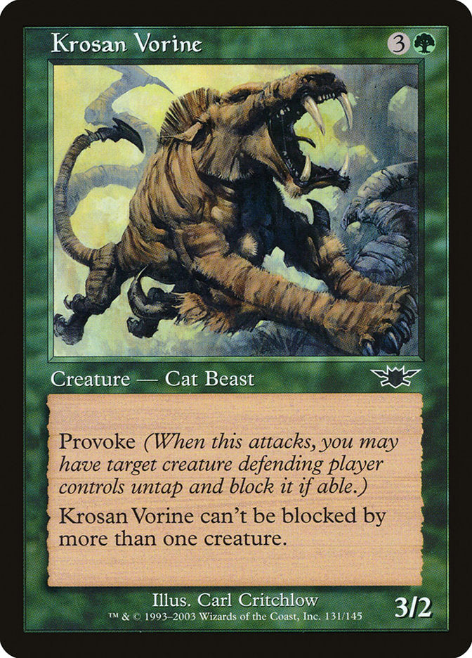 Krosan Vorine [Legions] - Magic: The Gathering - Card Brawlers | Quebec | Canada |