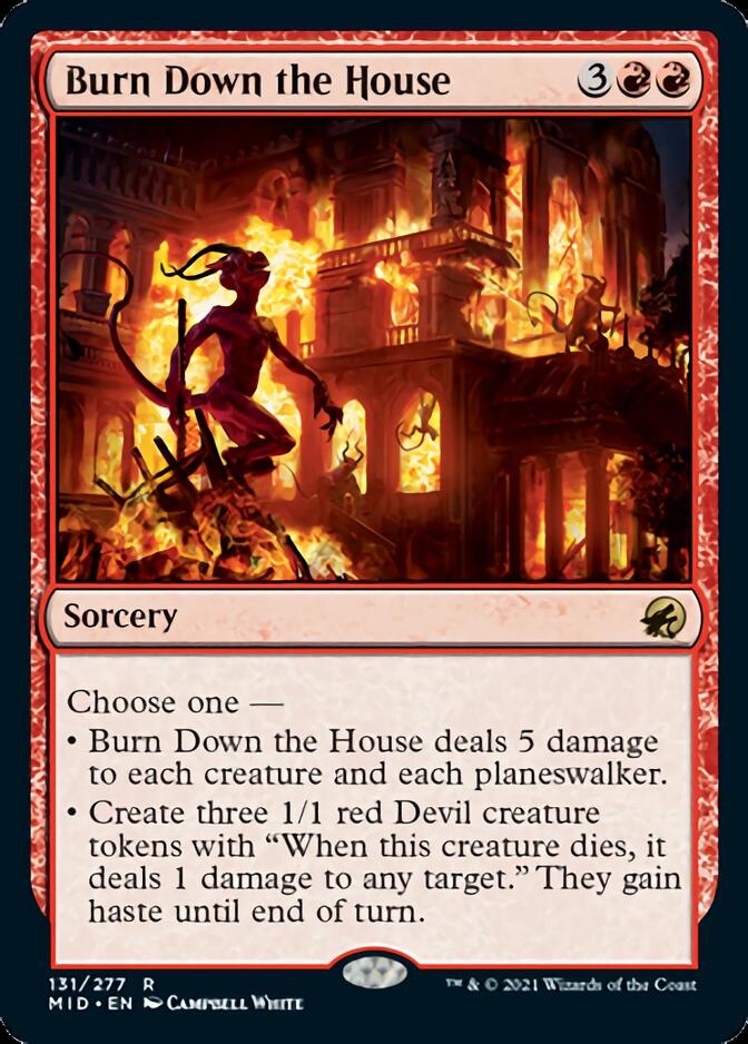Burn Down the House [Innistrad: Midnight Hunt] - Magic: The Gathering - Card Brawlers | Quebec | Canada |