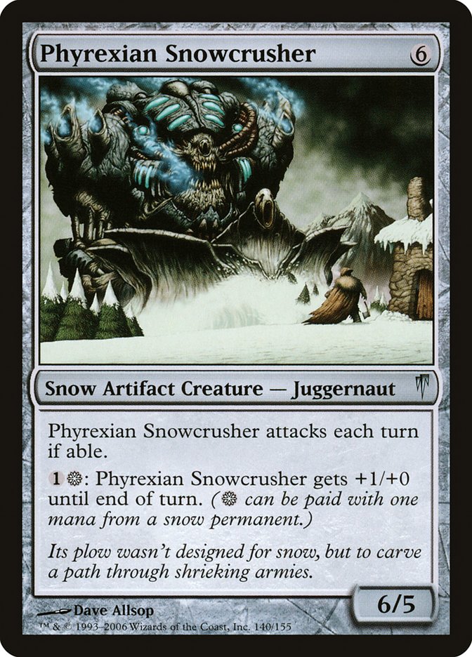 Phyrexian Snowcrusher [Coldsnap] - Magic: The Gathering - Card Brawlers | Quebec | Canada |