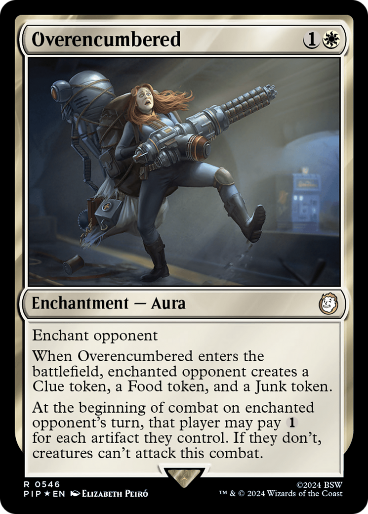 Overencumbered (Surge Foil) [Fallout] - Magic: The Gathering - Card Brawlers | Quebec | Canada |