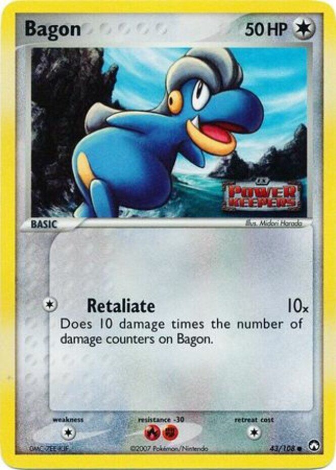 Bagon (43/108) (Stamped) [EX: Power Keepers] - Pokémon - Card Brawlers | Quebec | Canada |