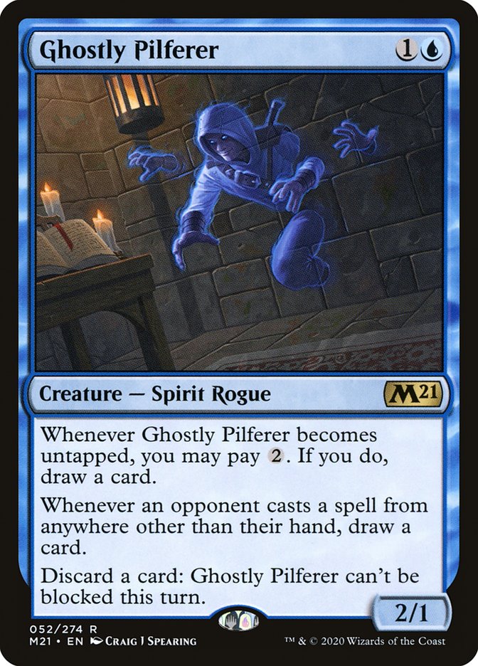 Ghostly Pilferer [Core Set 2021] - Magic: The Gathering - Card Brawlers | Quebec | Canada |