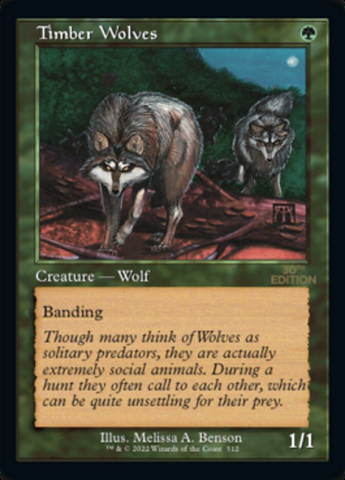 Timber Wolves (Retro) [30th Anniversary Edition] - Magic: The Gathering - Card Brawlers | Quebec | Canada |