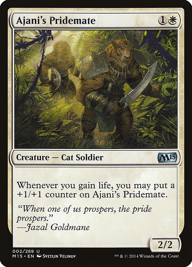 Ajani's Pridemate [Magic 2015] - Magic: The Gathering - Card Brawlers | Quebec | Canada |
