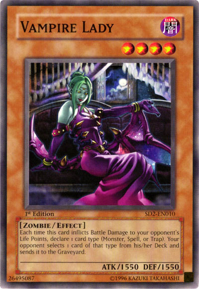 Vampire Lady [SD2-EN010] Common - Yu-Gi-Oh! - Card Brawlers | Quebec | Canada |