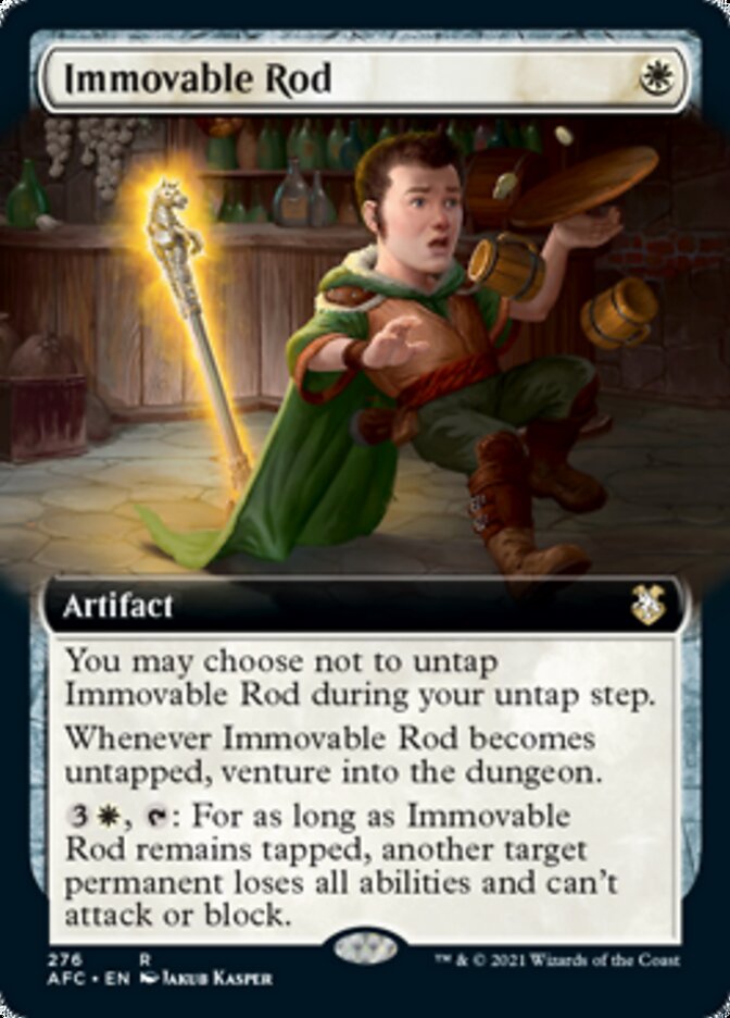 Immovable Rod (Extended Art) [Dungeons & Dragons: Adventures in the Forgotten Realms Commander] - Magic: The Gathering - Card Brawlers | Quebec | Canada |