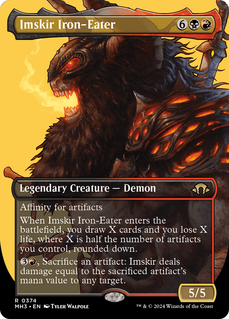 Imskir Iron-Eater (Borderless) [Modern Horizons 3] - Magic: The Gathering - Card Brawlers | Quebec | Canada |
